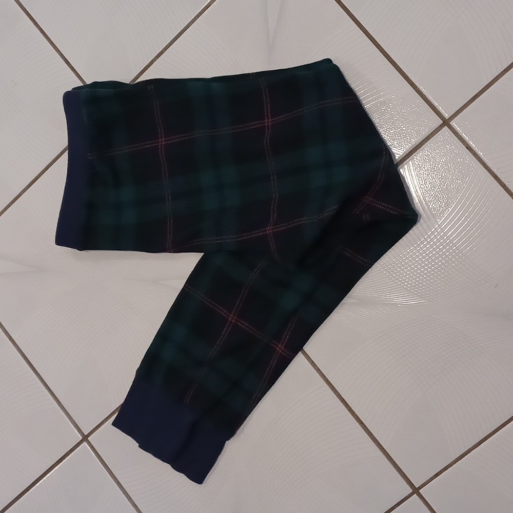 4/$40 Old Navy Plaid Pajama/Lounge Pants In Navy & Green - Size XL